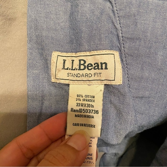 - LL Bean Standard Fit 33W x 30In - Picture 8 of 10